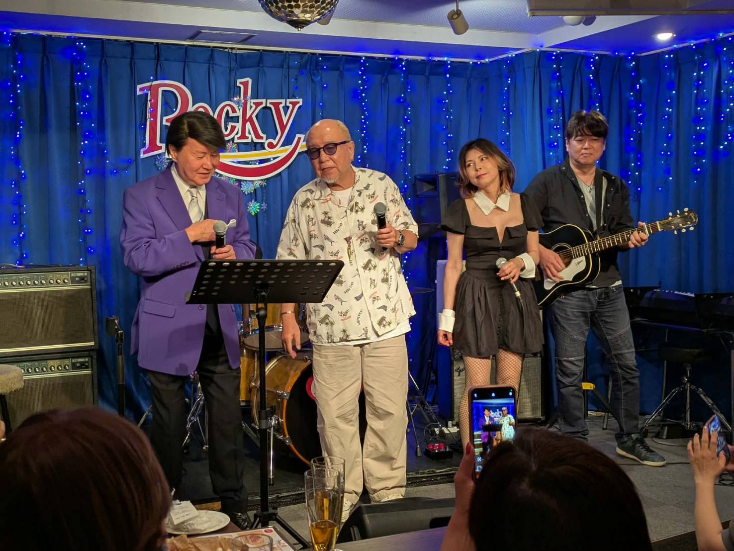 中本直樹さん・三善英史さん・のんみち コラボステージ・五反田Rockey